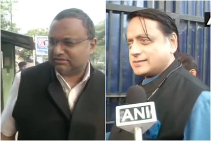 कार्ति चिदंबरम-शशि थरूर