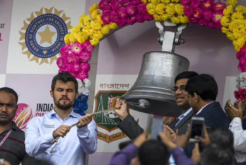 Magnus Carlsen Shares Stupid Experience Of Ringing Ceremonial Bell In Day-Night Test
