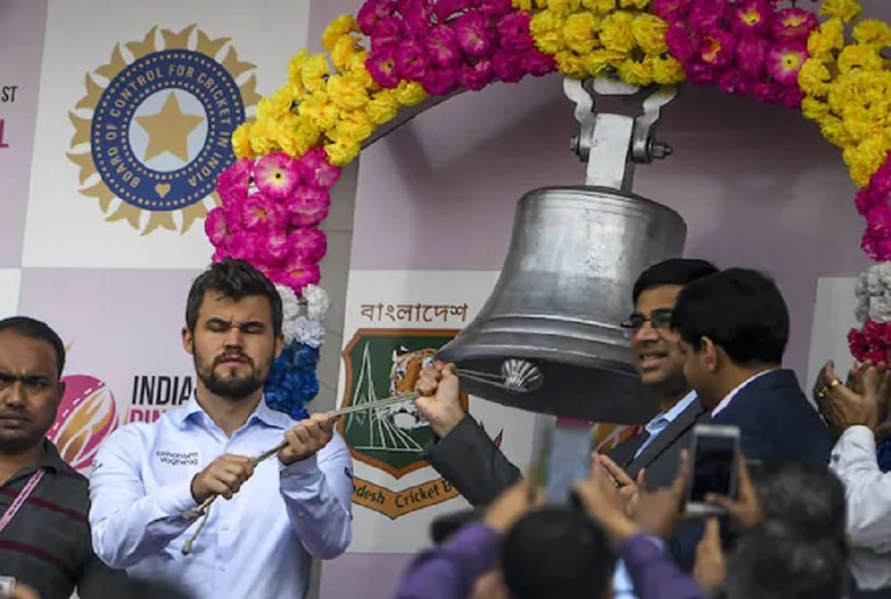 Magnus Carlsen Shares Stupid Experience Of Ringing Ceremonial Bell In Day-Night Test