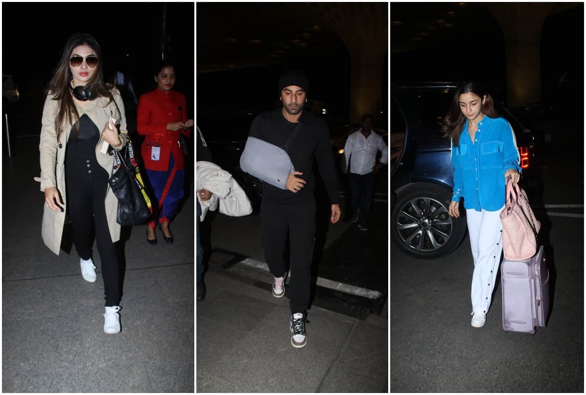 Airport To Film Promotions Celebrities Spotted in Mumbai