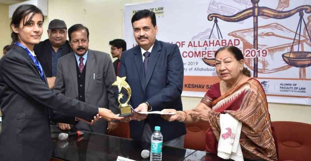 Saumya becace winner in moot court competition