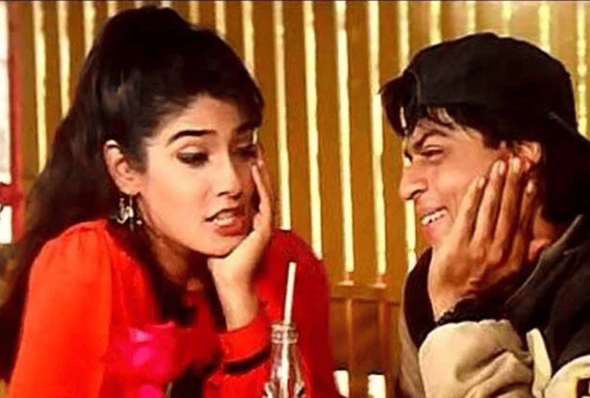 Raveena tandon says shahrukh khan thinks she is the best scented heroine