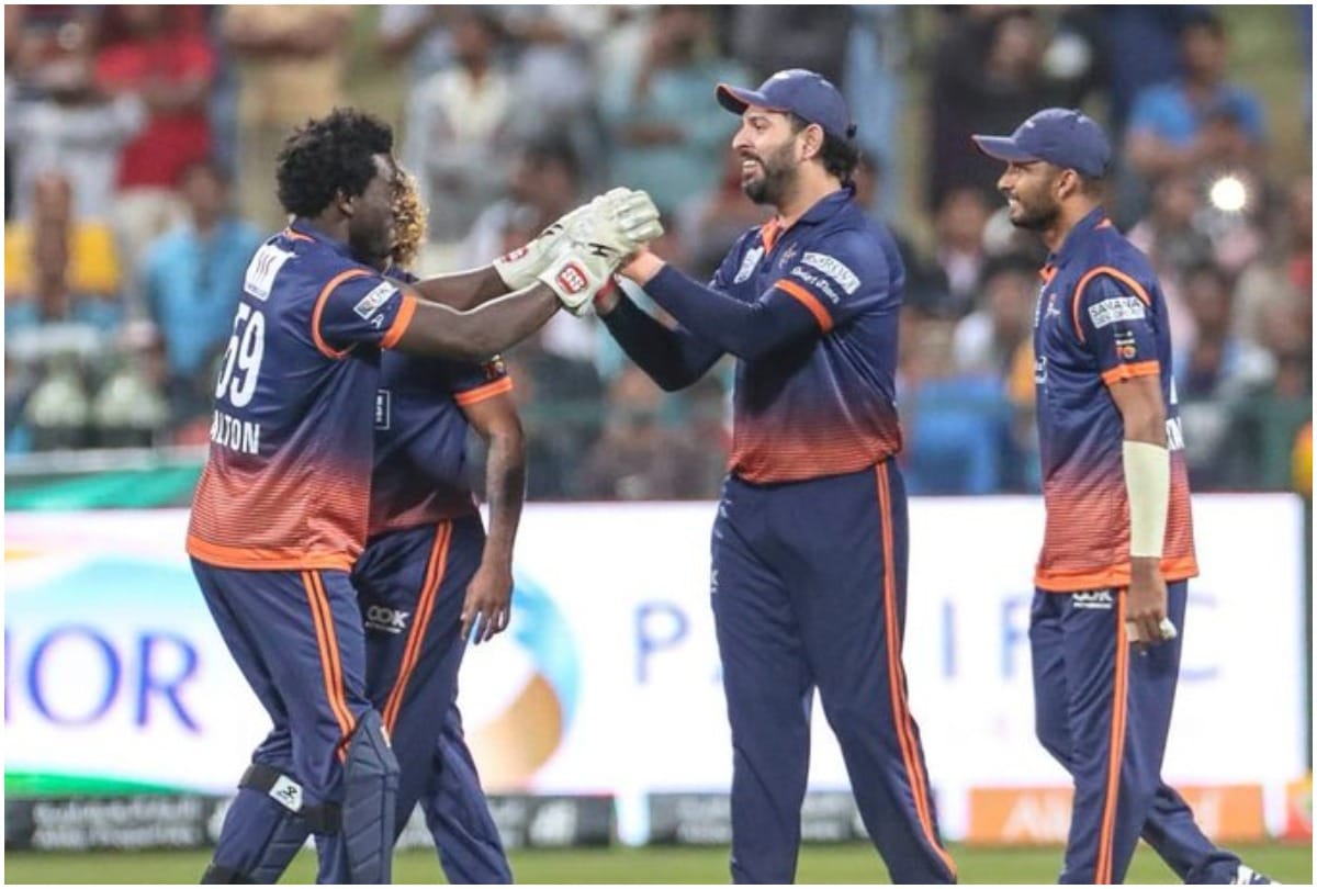 T 10 League Yuvraj Singh team Maratha Arabians Thrash Deccan Gladiators in Final