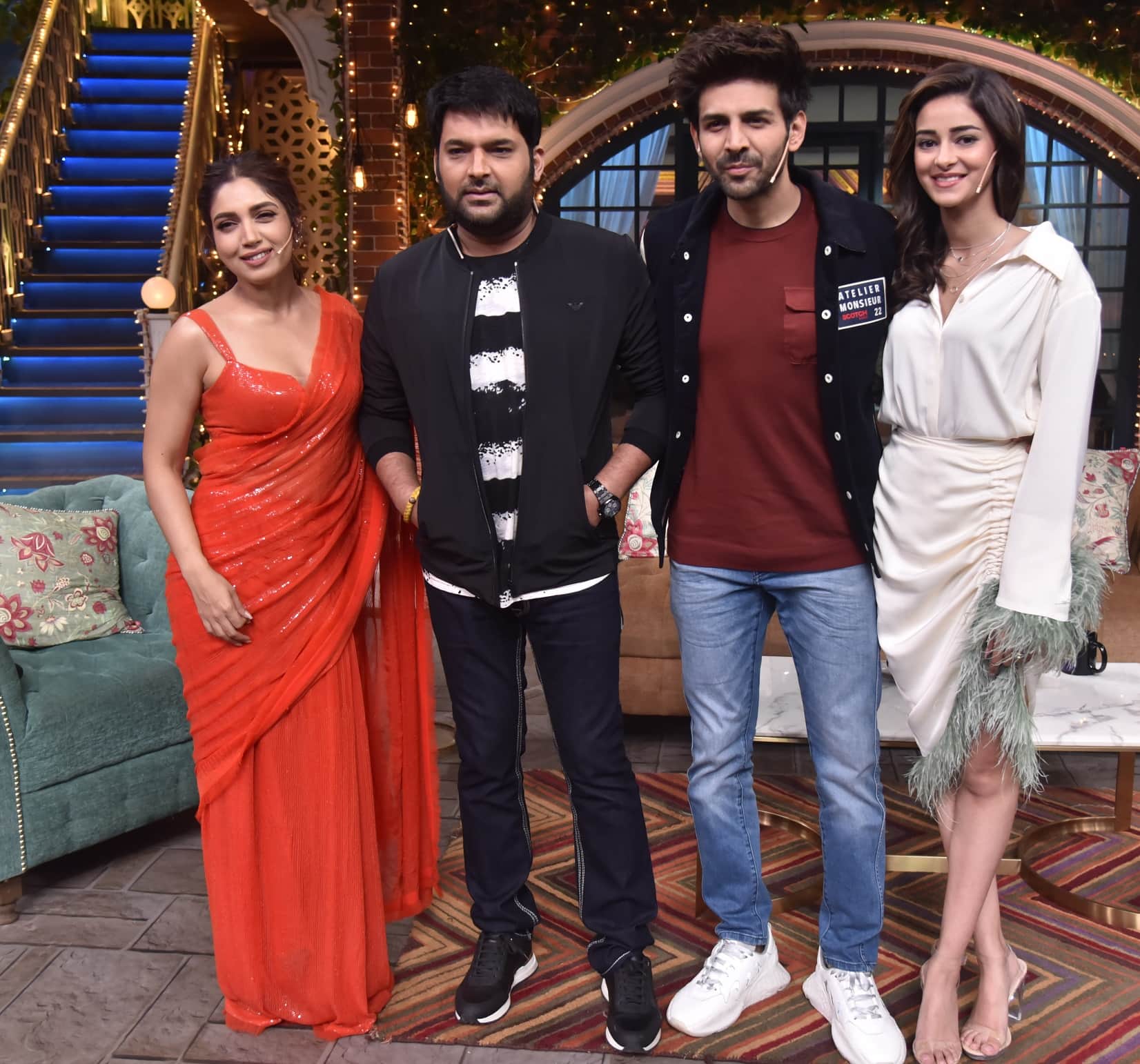 Bhumi Pednekar talked about her bold Dialogue in Pati Patni Aur Woh with Kartik Aaryan Ananya Panday