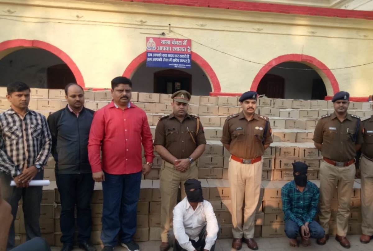 illegal liquor of 75 lakh smuggled from Himachal, caught in Lucknow
