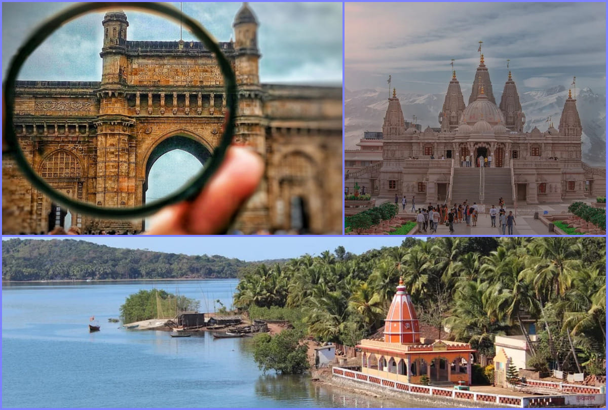 Best tourist places in maharashtra, includes Mumbai, Shirdi, Aurangabad