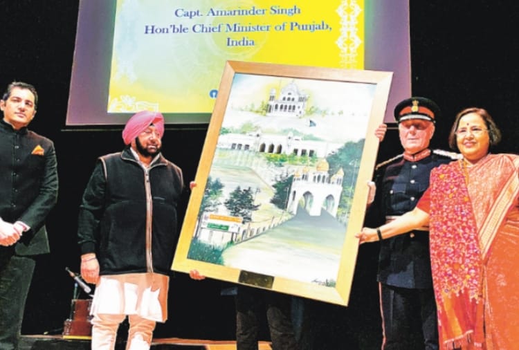 Capt Amarinder Singh addressed to NRI in Birmingham ‏