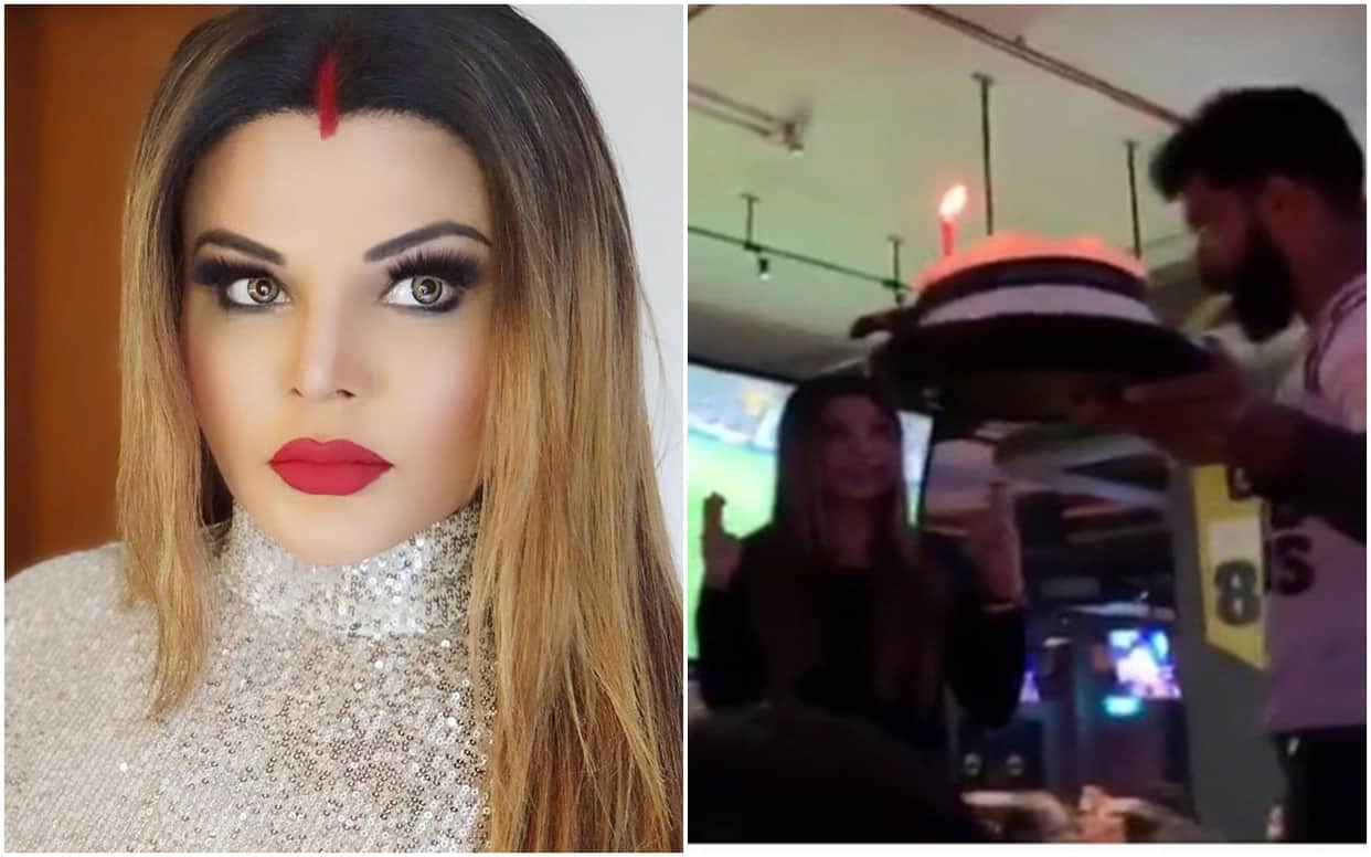 Rakhi Sawant celebrate Her Birthday With Unknown Guy Fans Says Is this your Husband?
