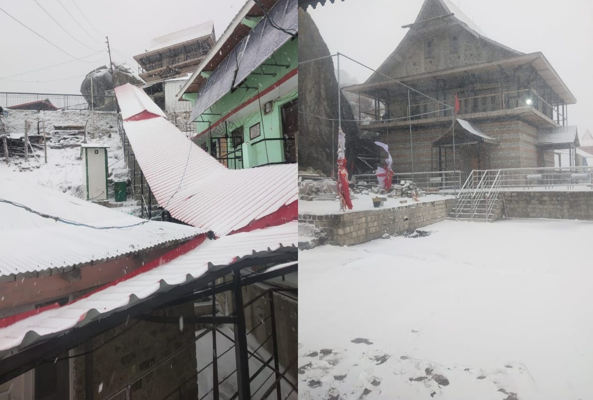 Half a dozen pilgrims stranded in Chudhar forest due to heavy snowfall