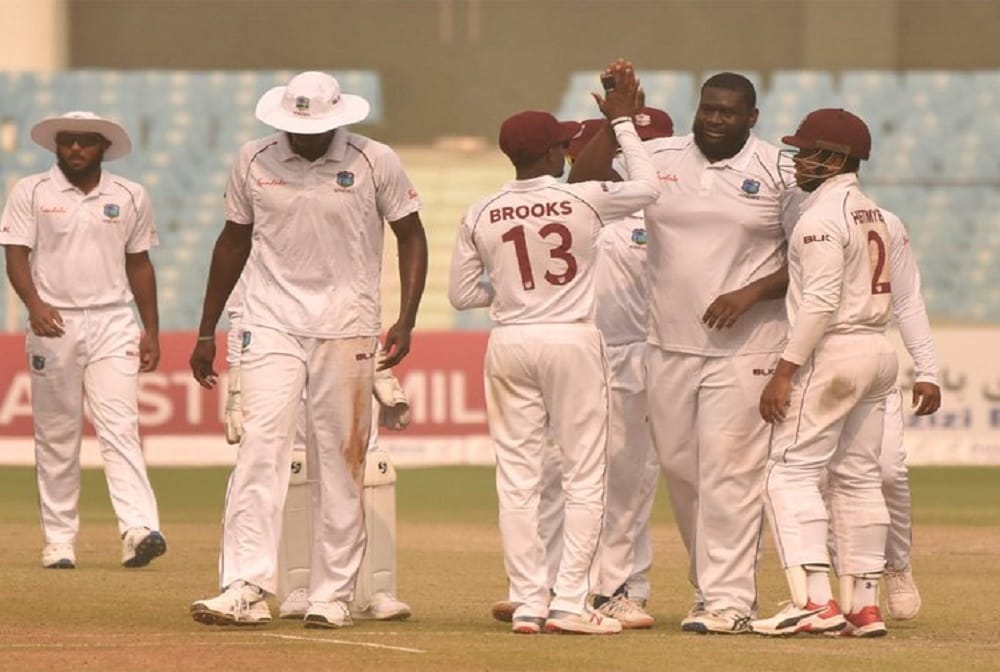rahkeem cornwall registers career-best 7/75 to bowl out Afghanistan for 187