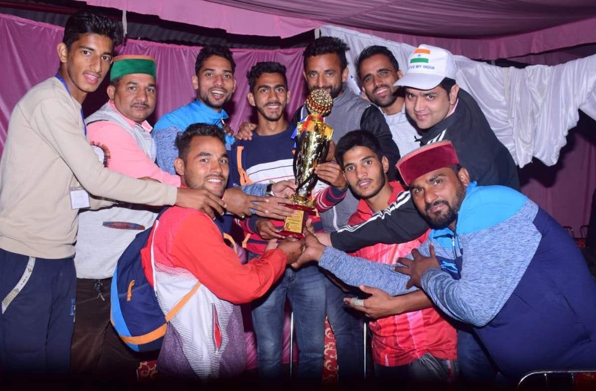 Bhanjra becomes champion in village wise kabaddi