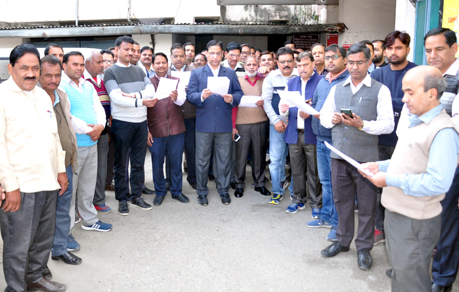 Police and administrative officials administered oath of constitution