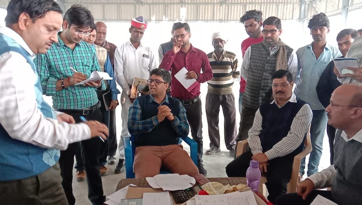 DM inspction on parcheging center