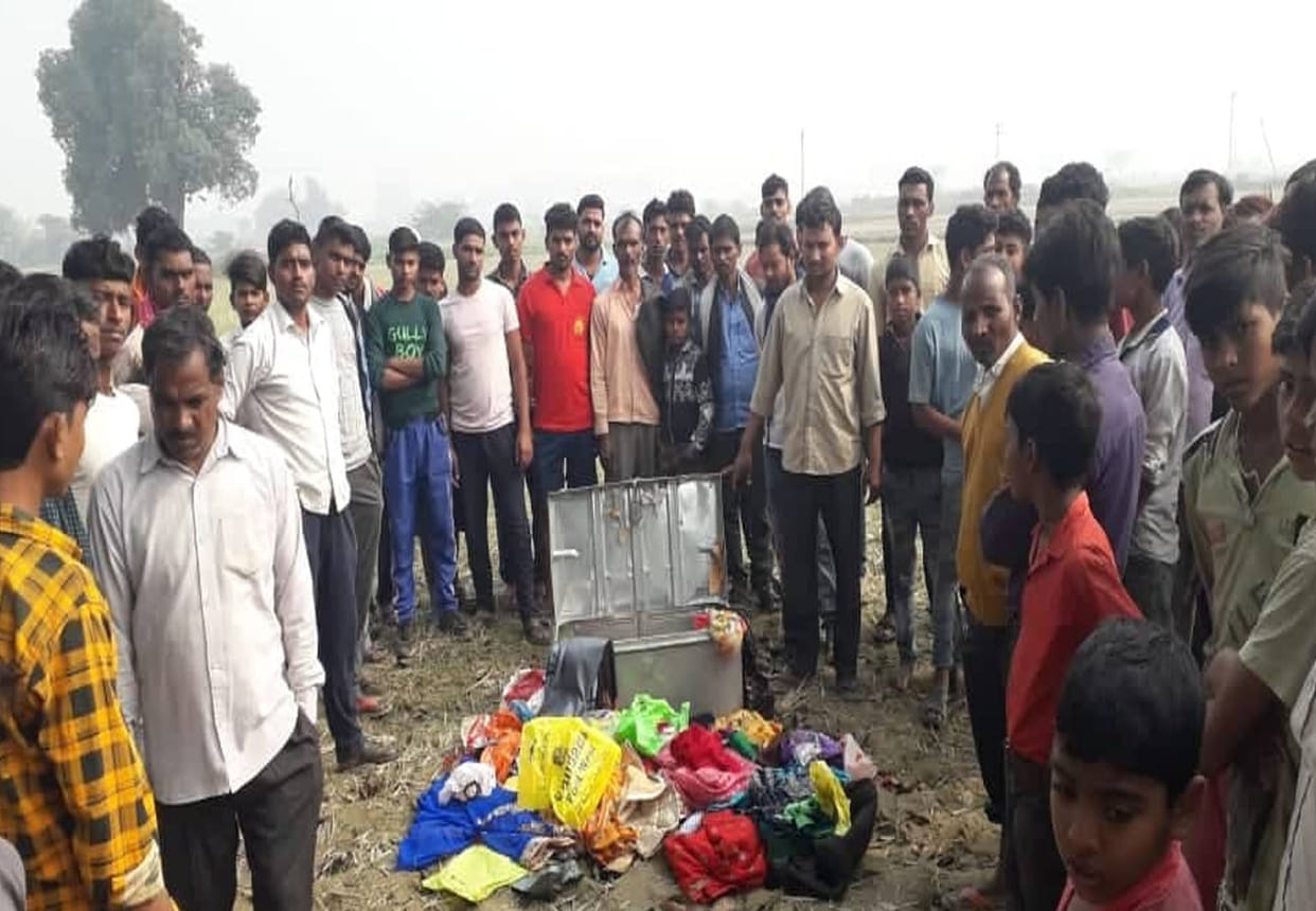 theft in Milk merchant house in kanpur dehat