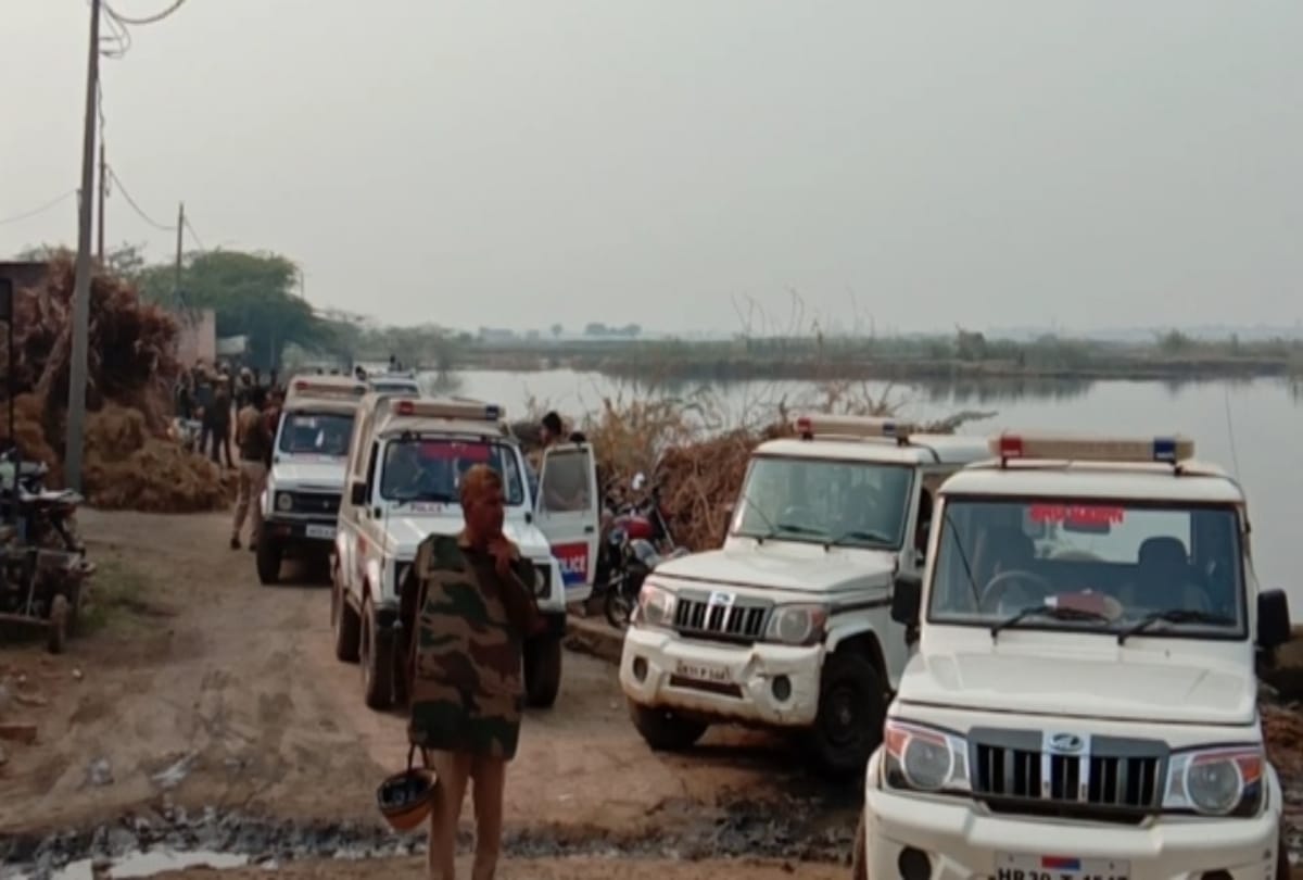 Faridabad palwal cow slaughters news many injured during raid