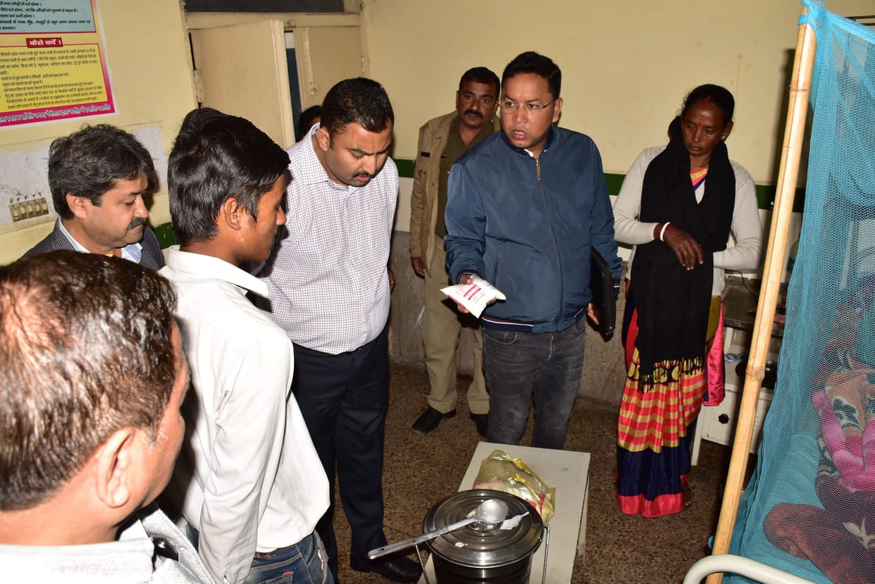 The milk of the patients was distributed among the staff