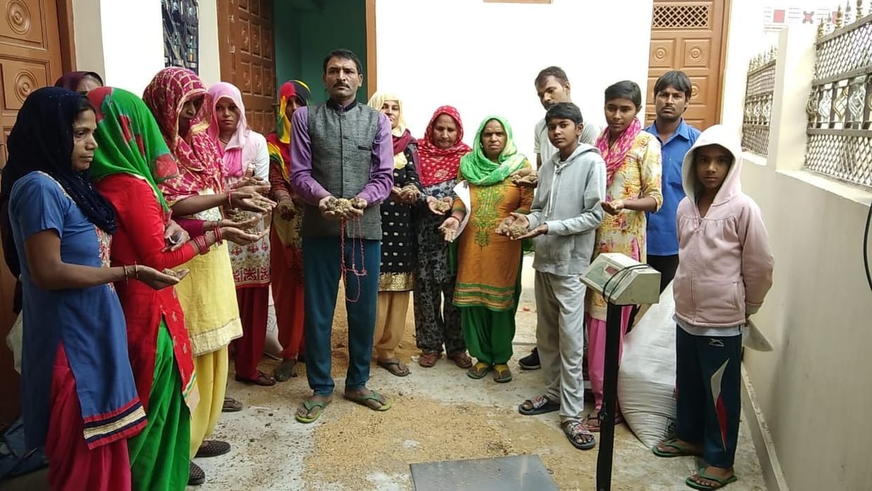 send waste wheat on ration dipo