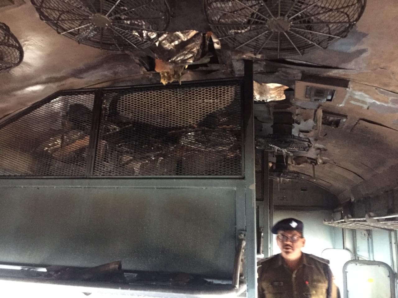 Rishikesh Delhi Passenger train coach caught fire