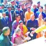 बांकेबिहारी मंदिर में राष्ट्रपति, राज्यपाल, मुख्यमंत्री व अन्य