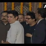 शपथ ग्रहण कार्यक्रम में पहुंचे राज ठाकरे