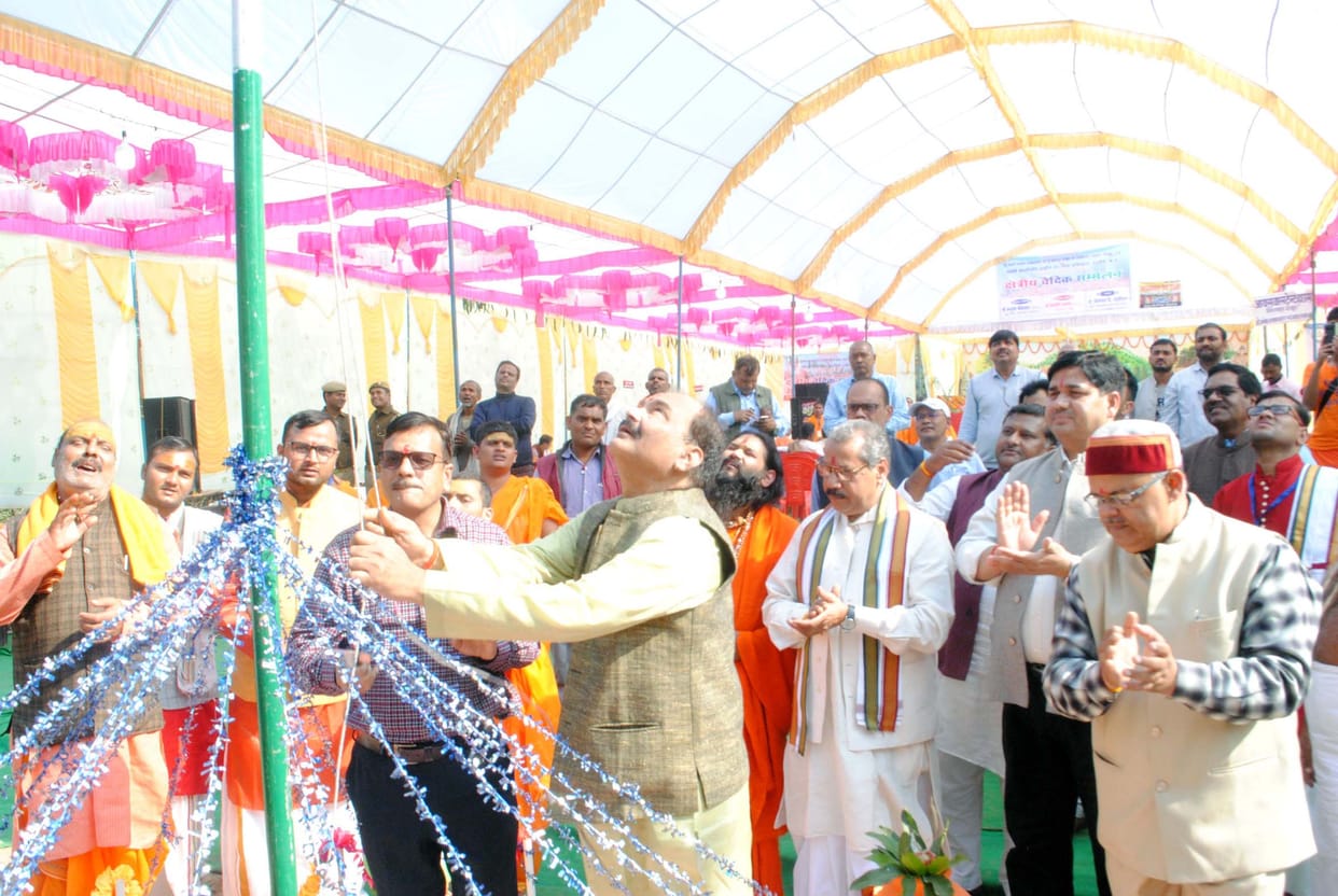 Efforts are being made to bring material progress through the culture of the country