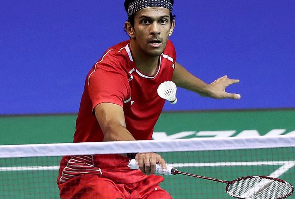 Rahul Dravid watches Syed Modi Badminton tournament.