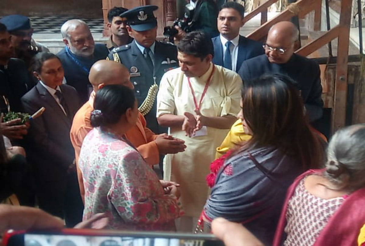 president ramnath kovind performed worship at banke bihari temple vrindavan