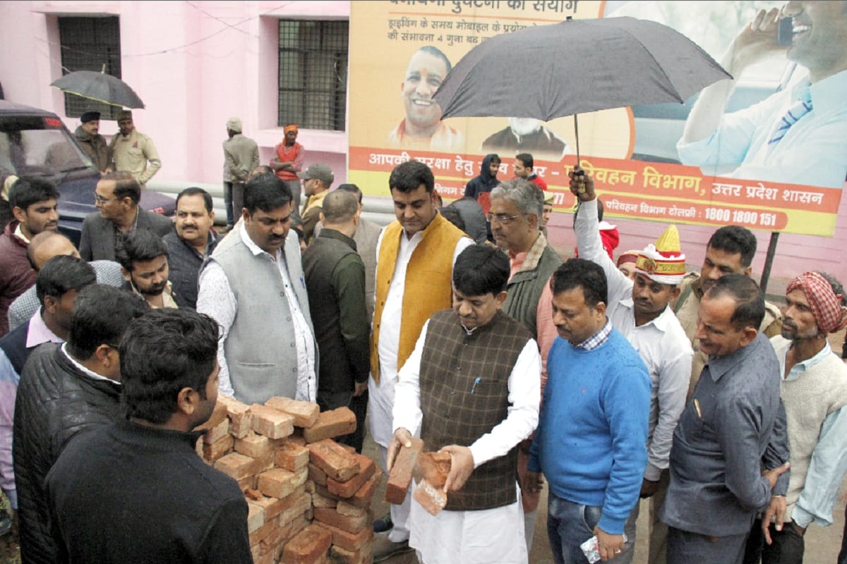 Minister Kapil Dev Agrawal has inspection municipality in Bijnor