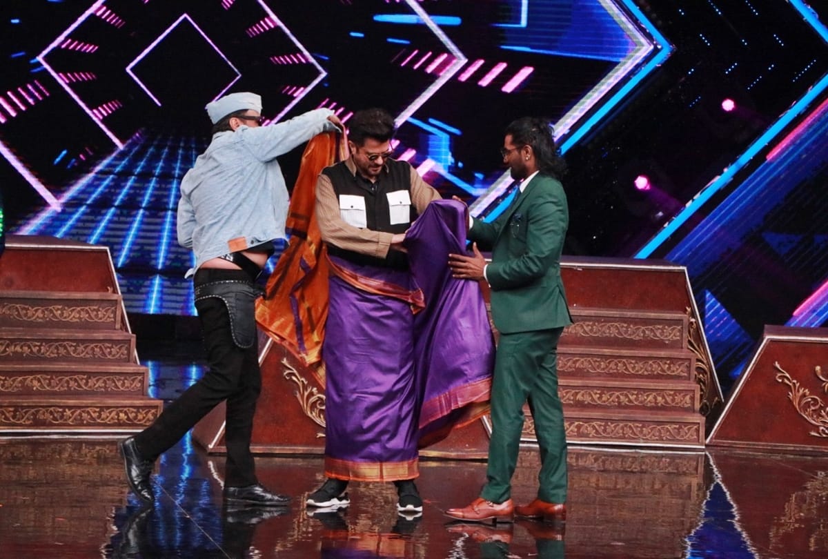 Jackie Shroff and Anil Kapoor bromance on the sets of Dance Plus 5