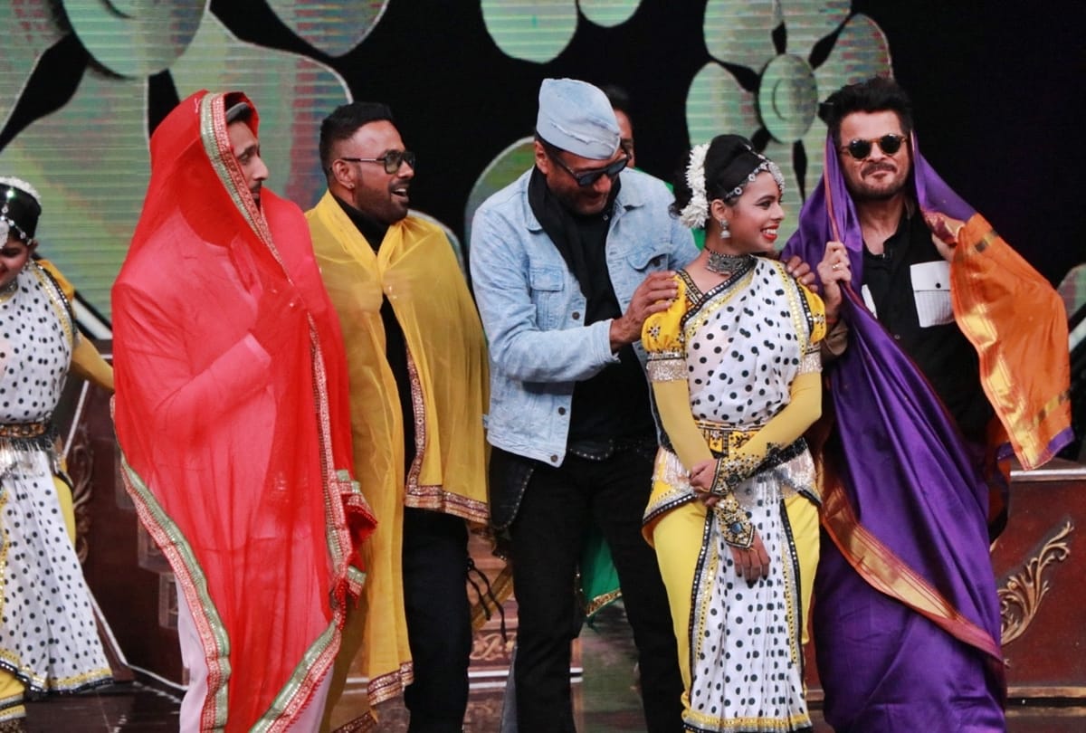 Jackie Shroff and Anil Kapoor bromance on the sets of Dance Plus 5