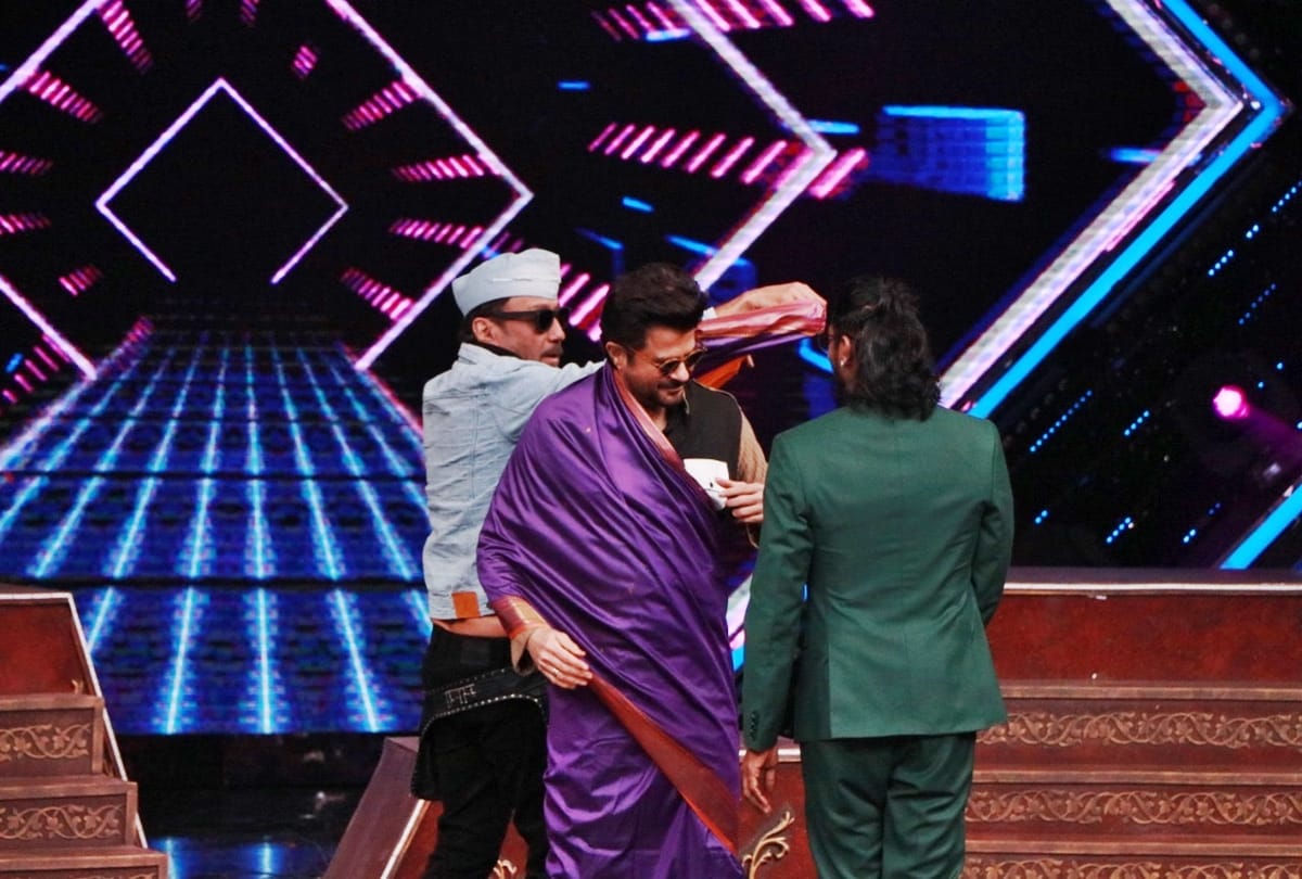 Jackie Shroff and Anil Kapoor bromance on the sets of Dance Plus 5