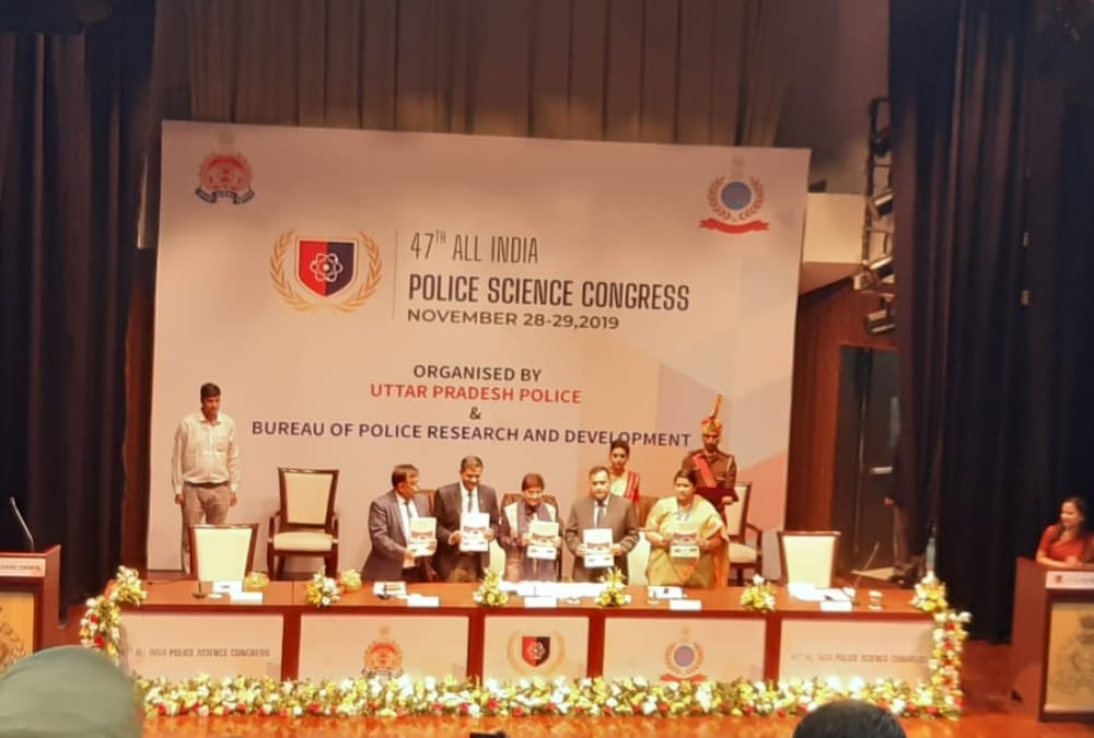 Kiran Bedi inaugrates two days All India Police Science Congress in Lucknow.