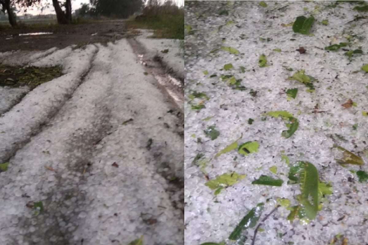 Several cities of western UP including Meerut have received hailstorm with heavy rains