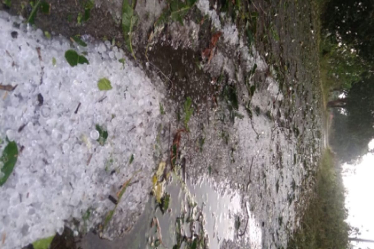 Several cities of western UP including Meerut have received hailstorm with heavy rains
