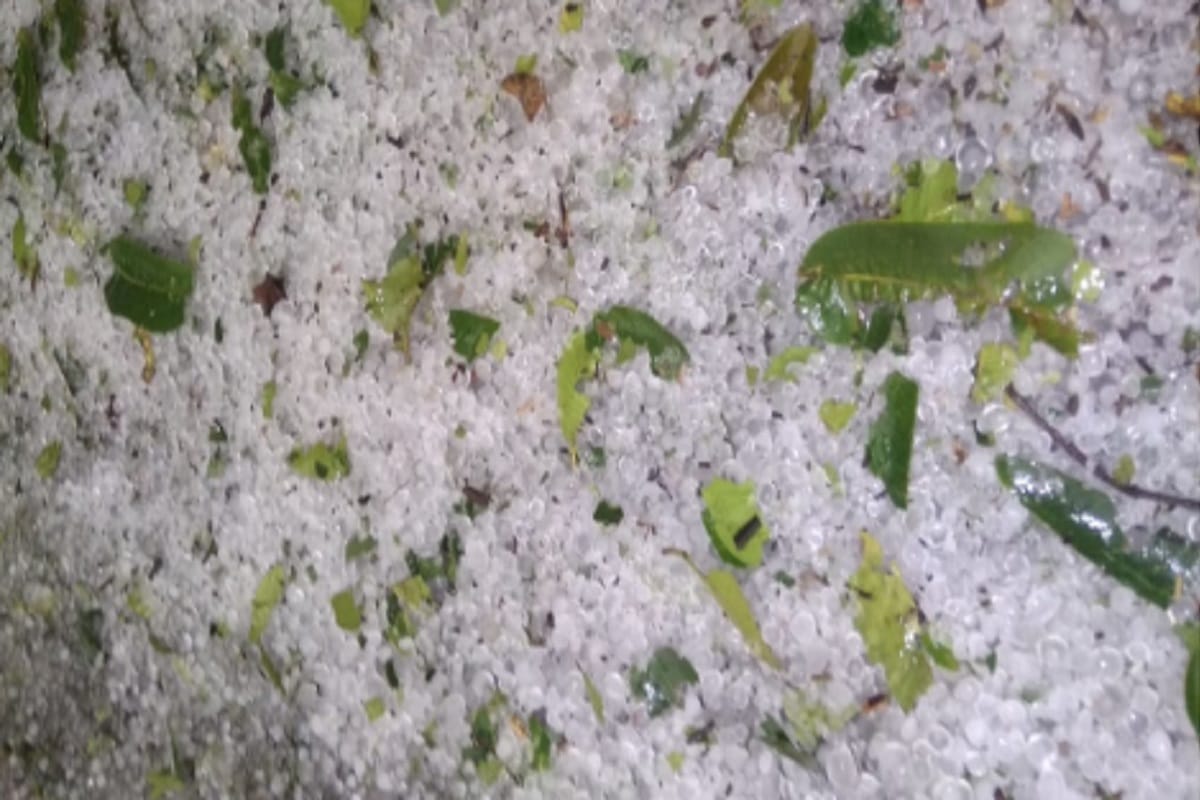 Several cities of western UP including Meerut have received hailstorm with heavy rains