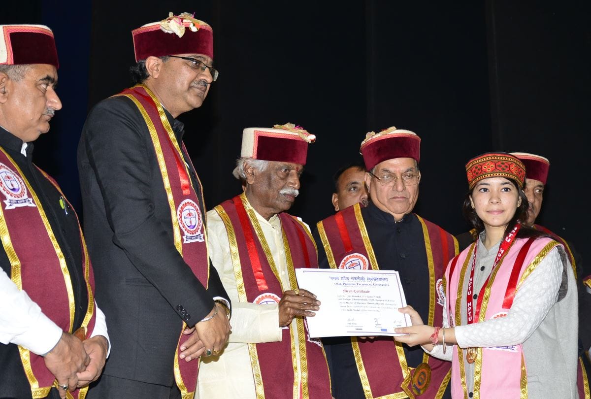 HPTU convocation ceremony in NIT hamirpur auditorium