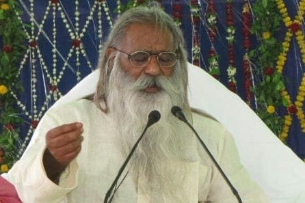Swami Adgagadanand speech at Bhakti Dham Shringverpur