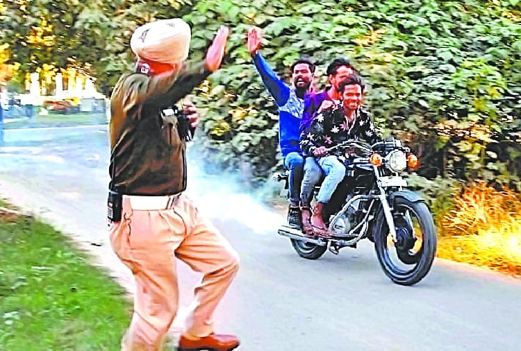 Traffic police cut 14.5 thousand challan