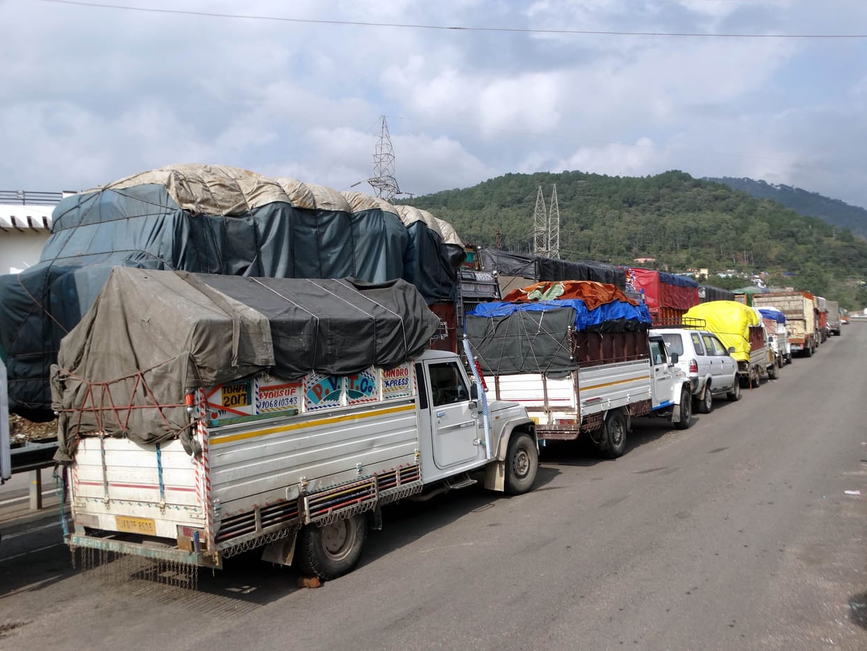 highway jam in udhampur