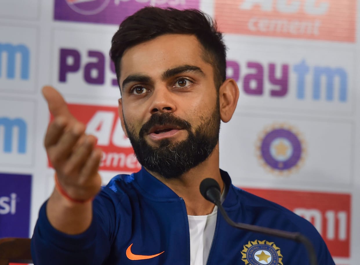 Indian cricket team captain virat kohli unhappy with team's fielding performance against westindies