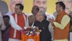 किसान पीजी कॉलेज सेवरही में आयोजित राष्ट्रीय संगोष्ठी में बटन दबा कर विभिन्न परियोजनाओं का लोका