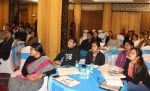 रूम टू रीड की ओर से आयोजित राज्यस्तरीय परामर्श सम्मेलन में उपस्थित लोग।