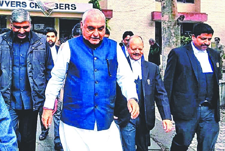 bhupinder singh hooda appeard in court in ajl plot allotment case