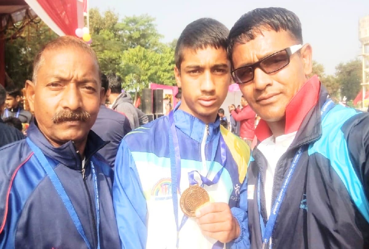 Ankit of Kinnaur punched on gold in school national boxing