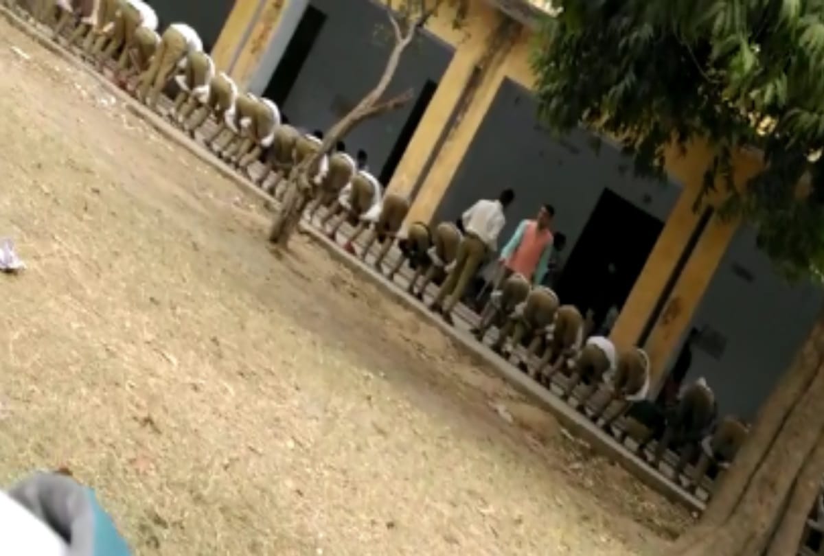 greater noida 100 students making noise in class punished made cock video viral teacher gets notice