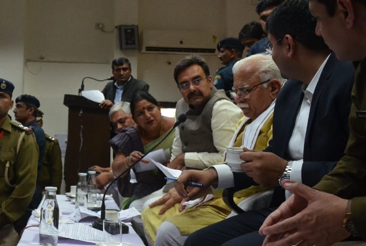 Haryana's CM Manohar lal reached in Karnal