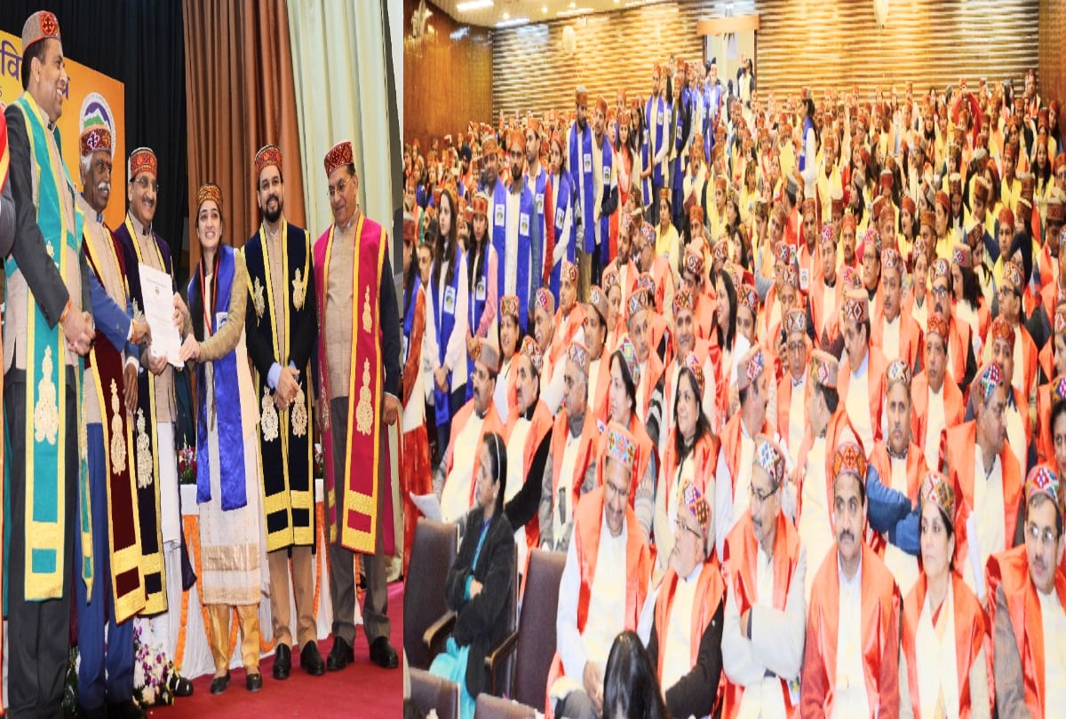 meritorious students swell with happiness by getting medals and degrees at HPU convocation