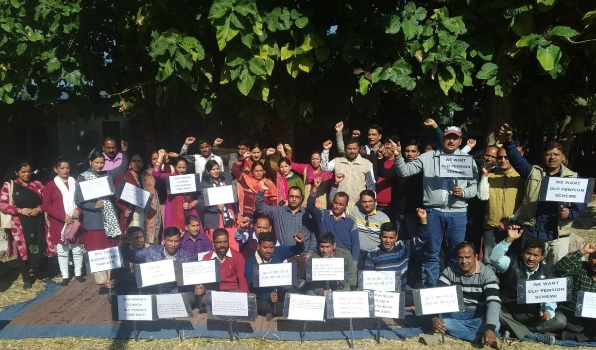 Teachers protest