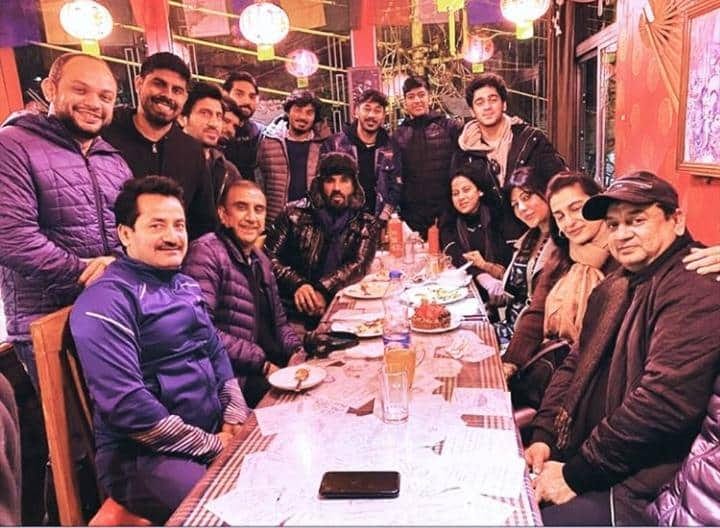 Actor Sunil Shetty Arrives Mussoorie with After Snowfall visuals