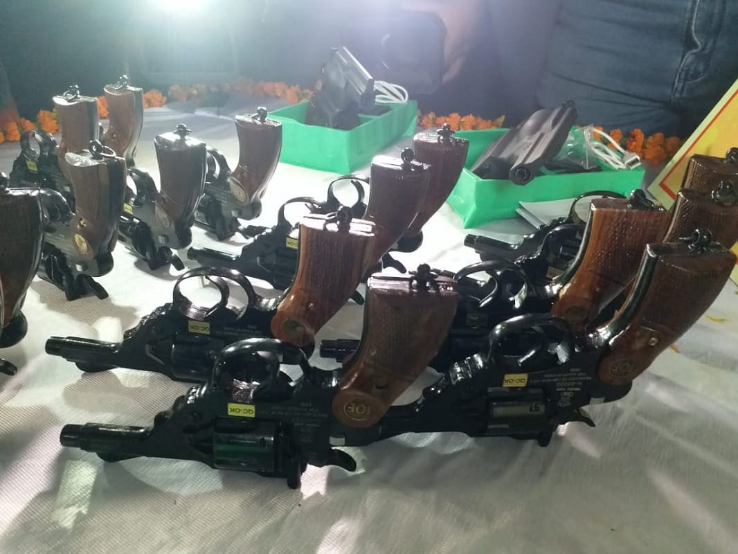 Country first long-range nishank revolver launched kanpur field gun factory